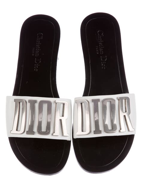 christian dior evolution slide sandals|dior designer sandals.